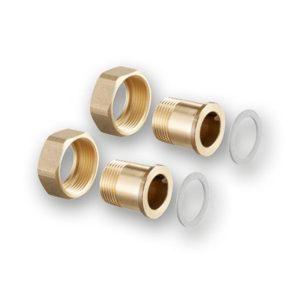 Externally threaded connection