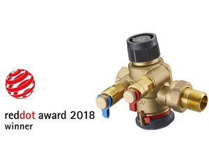La válvula de control independiente de la presión "Cocon QTZ" recibe el galardón  "Red Dot Award: Product Design 2018"