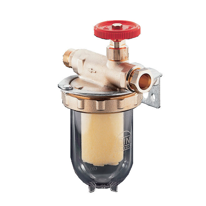 Oventrop Einstrang Heizölfilter Oilpur EAR 3/8" mit Rücklaufleitung Filzeinsatz 